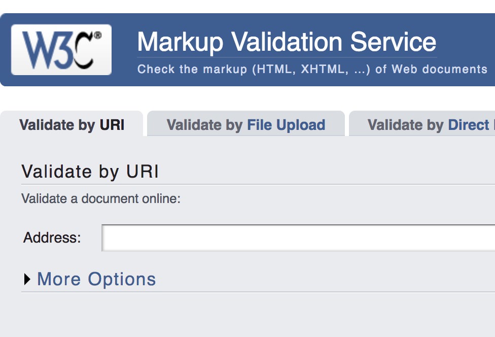 W3C validator checker